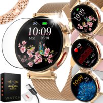 SMARTWATCH KARDIOWATCH DAMSKI POMIAR CUKRU EKG HRV PPG ROZMOWY PULS MENU PL