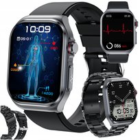 SMARTWATCH KARDIOWATCH MĘSKI  ROZMOWY  EKG GLUKOZA CIŚNIENIE TEMPERATURA MENU PL