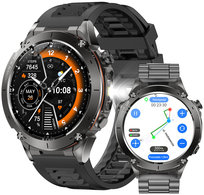 Smartwatch Lazird ZEGAREK GPS LATARKA 730 MAH AMOLED NAWIGACJA czarny