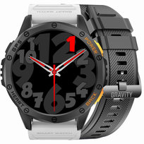SMARTWATCH MÄSKI GRAVITY GT24-2 - LATARKA, DODATKOWY PASEK (sg033b)