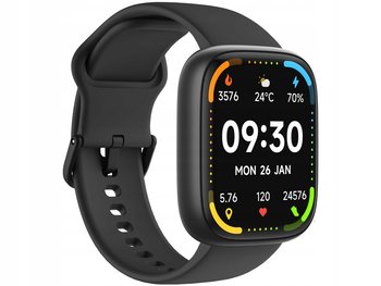 Smartwatch Maxcom Ecowatch 6 Czarny IP68 Powiadomienia Tętno - Maxcom