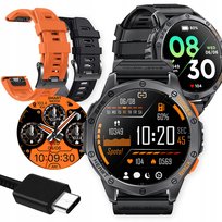 SMARTWATCH MĘSKI GPS MENU POLSKIE WODOODPORNY SPORT ROZMOWY BT 5.3 AMOLED