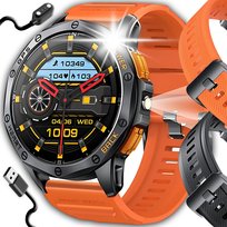SMARTWATCH MĘSKI GPS MENU POLSKIE WODOODPORNY SPORT ROZMOWY SMART WATCH PL
