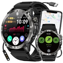 SMARTWATCH MĘSKI GPS ZEGAREK ROZMOWY MENU PL WODOODPORNY SMART WATCH SPORT NejtStyle