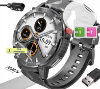 SMARTWATCH MĘSKI MILITARNY ROZMOWY WIELOFUNKCYJNY 400mAh!!! PL