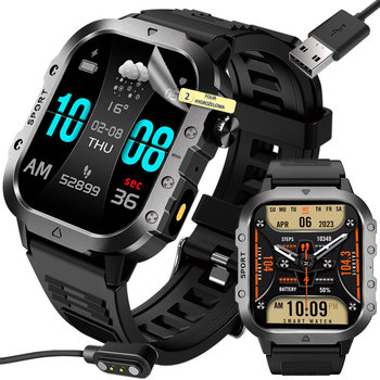 Smartwatch Męski PL Menu Android iOS Rozmowy Bluetooth Sport Puls - Smart-Trend