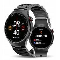 Smartwatch Męski Sklep95 SM3 czarny Sportowy Zegarek Wodoodporny Rozmowy Bluetooth