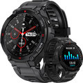 Smartwatch Męski Sportowy Czarny K22 - LOGIT