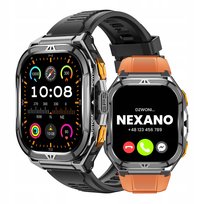 SMARTWATCH MĘSKI ZEGAREK GPS WODOODPORNY ROZMOWY SMART WATCH SPORT MENU PL