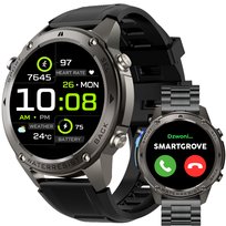 SMARTWATCH MĘSKI ZEGAREK MENU PL GPS WODOODPORNY SPORT ROZMOWY AMOLED
