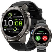 SMARTWATCH MĘSKI ZEGAREK MENU PL GPS WODOODPORNY SPORT ROZMOWY AMOLED