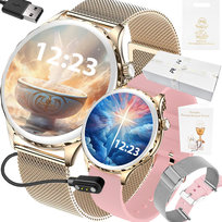 SMARTWATCH NA KOMUNIE PREZENT RUBICON DAMSKI 2 PASKI