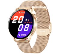 Smartwatch Rubicon Rnce81 Różowe Złoto Siatka