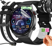 Smartwatch Rubicon z Funkcją Rozmów PL Menu 2 Paski Bransoleta Styl LIMITED
