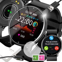 SMARTWATCH SMARTBAND Rubicon SMS KROKI POLSKIE MENU ROZMOWY PRO WATCH