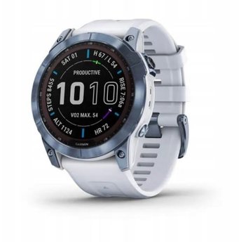 Smartwatch Sportowy Garmin Fenix 7X Whitestone Titanium - Garmin