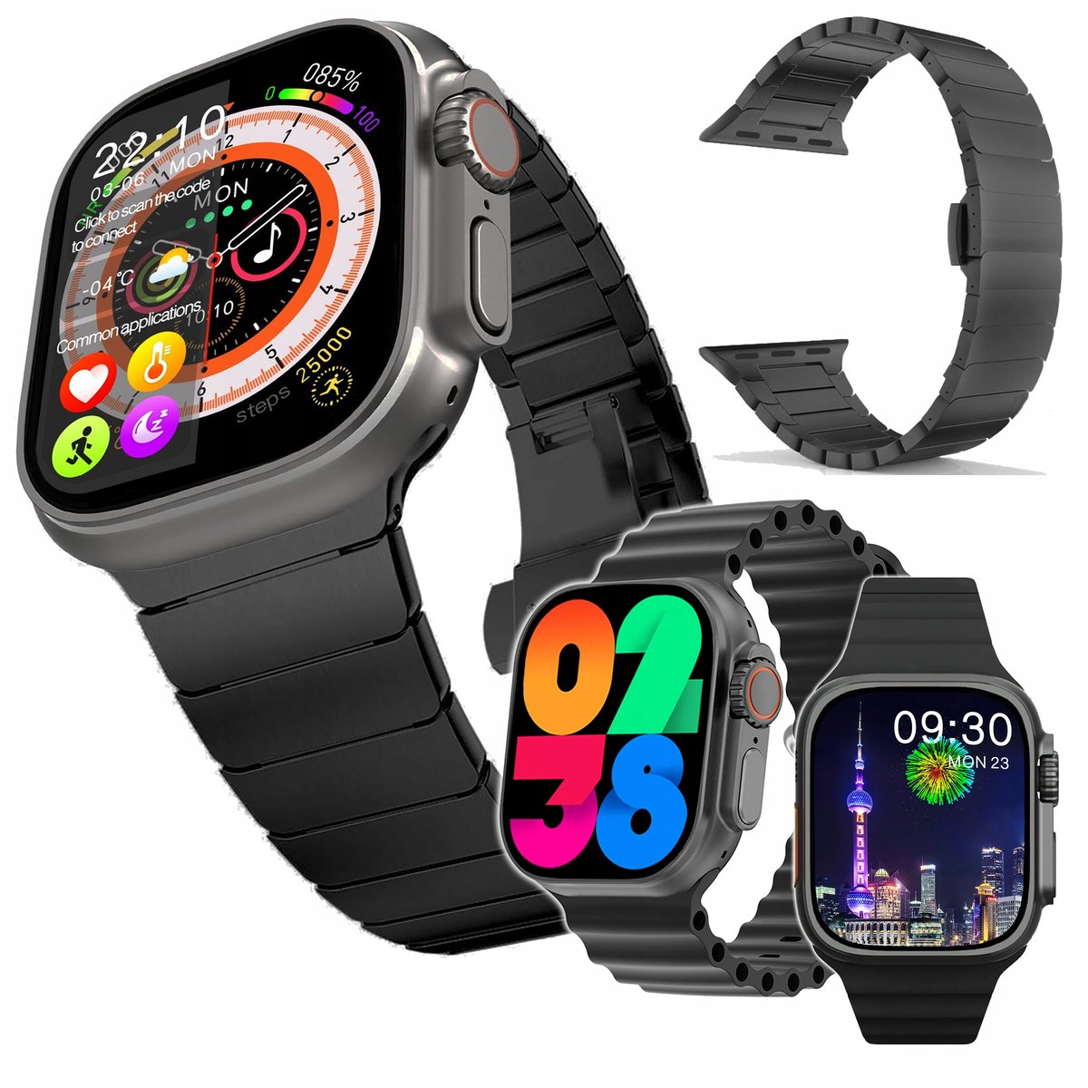 SMARTWATCH ULTRA HK8PRO MAX ROZMOWY AMOLED POMIARY - Inna marka | Sklep ...