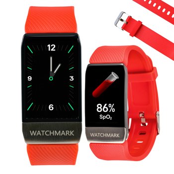 Smartwatch Watchmark Zegarek, Kardio WT1, czerwony - Watchmark