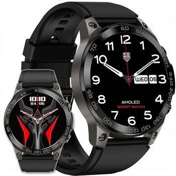 Smartwatch zegarek damski JG Smart czarny okrągły wykrywanie tętna - JG Smart