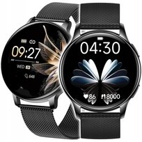 Smartwatch zegarek damski menu PL 300mah Amoled 2 Paski Bt 5.2 rozmowy Sms JG Smart