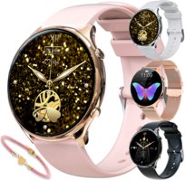 SMARTWATCH ZEGAREK DAMSKI POLSKIE MENU ROZMOWY POWIADOMIENIA SPORT 4 PASKI MENU POLSKIE