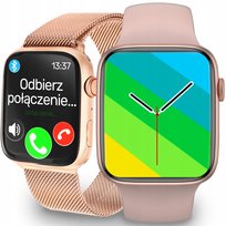 SMARTWATCH ZEGAREK DAMSKI POLSKIE MENU ROZMOWY SMS SMART WATCH + 2 PASKI