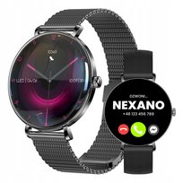 SMARTWATCH ZEGAREK DAMSKI SMART WATCH ROZMOWY MENU POLSKIE ZDROWIE 3 PASKI