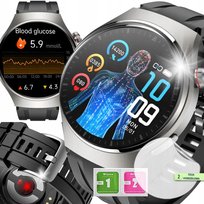 SMARTWATCH ZEGAREK EKG GLUKOZA GLIKEMIA HRV ROZMOWY MENU PL TEMPERATURA Rubicon