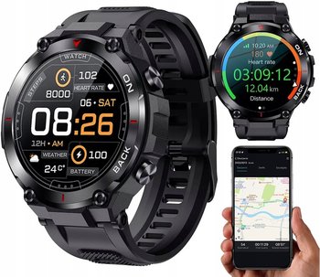 Smartwatch Zegarek Męski 37 Series SG-Gadgets Polskie Menu GPS 100 Tarcz - SG-Gadgets