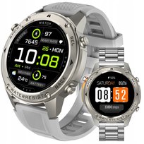 SMARTWATCH ZEGAREK MĘSKI GPS MENU PL WODOODPORNY ROZMOWY SPORT SMART WATCH