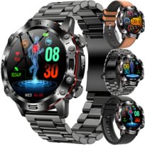 SMARTWATCH ZEGAREK MĘSKI KARDIOWATCH POMIAR CUKRU PPG HRV EKG MENU POLSKIE