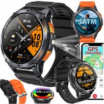 Smartwatch Zegarek Męski Rozmowy Funkcje GPS Wodoodporny 3ATM Watch Menu PL