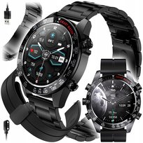 SMARTWATCH ZEGAREK MĘSKI ROZMOWY SPORT PULS SMART WATCH AMOLED POLSKIE MENU