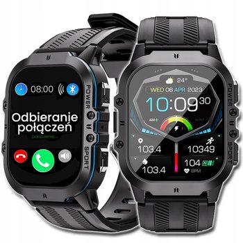 Smartwatch zegarek polskie menu rozmowy Sms Ciśnienie Tętno Amoled + Gratis JG Smart - JG Smart