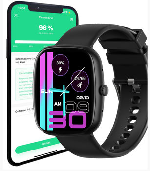 Smartwatch Zegarek Polskie Menu Rozmowy Sport Smart Watch Męski Oraz Damski Android IOS Iphone wszystkie - Wenom