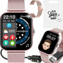 SMARTWATCH ZEGAREK POLSKIE MENU ROZMOWY SPORT SMART WATCH YOUNG DAMSKI Inna marka