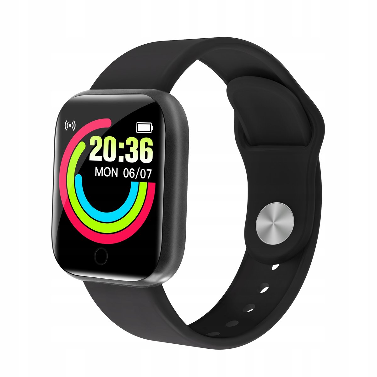 Zdjęcia - Smartwatche Smartwatch Zegarek Sport Fitnes Smartband Czarny