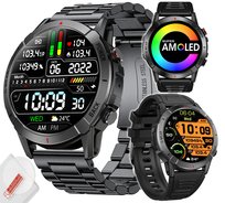 SMARTWATCH ZEGAREK SPORTOWY| MĘSKI| AMOLED| POMIARY| ROZMOWY| PL