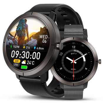 SMARTWATCH ZEGAREK Z GPS MENU PL ROZMOWY SPORT PULS IP68 SMART WATCH AMOLED - JG Smart