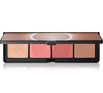 Smashbox Halo Sculpt + Glow Face Palette paleta rozświetlaczy i róży do policzków odcień Back to Cali 15,7 g - Smashbox