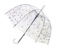Smati, Parasol automatyczny, Złote grochy UBUL6060, 85 cm Smati