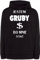 Śmieszna Bluza Prezent Jestem Gruby r.3XL