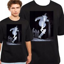 ŚMIESZNA KOSZULKA GANDALF SKATE DESKOROLKA WŁADCA PIERŚCIENI S 3396 CZARNA JHK