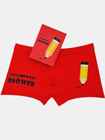 Śmieszne bokserki męskie na walentynki