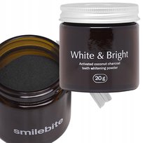 SMILEBITE Proszek do WYBIELANIA ZĘBÓW węgiel kokosowy WYBIELANIE Smilebite