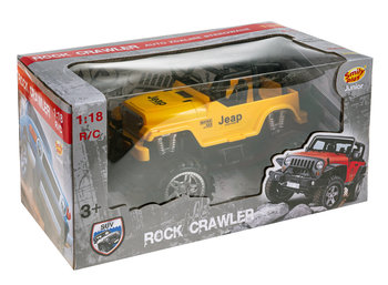 Smily Play, Auto Rock Crawler R/C, Żółte, 1/36 - Smily Play