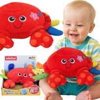 Smily Play KRAB TAŃCZY WIBRUJE zabawka do NAUKI RACZKOWANIA dla niemowląt