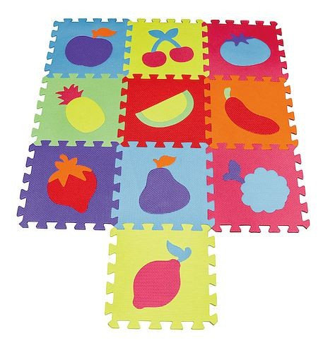 Фото - Розвивальний килимок Smily Play , Mata piankowa, Owoce, kolorowa 
