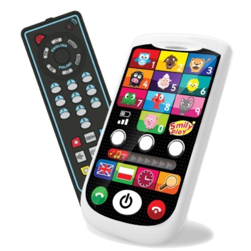 Smily Play, zabawka interaktywna Smartfon i pilot TV, zestaw