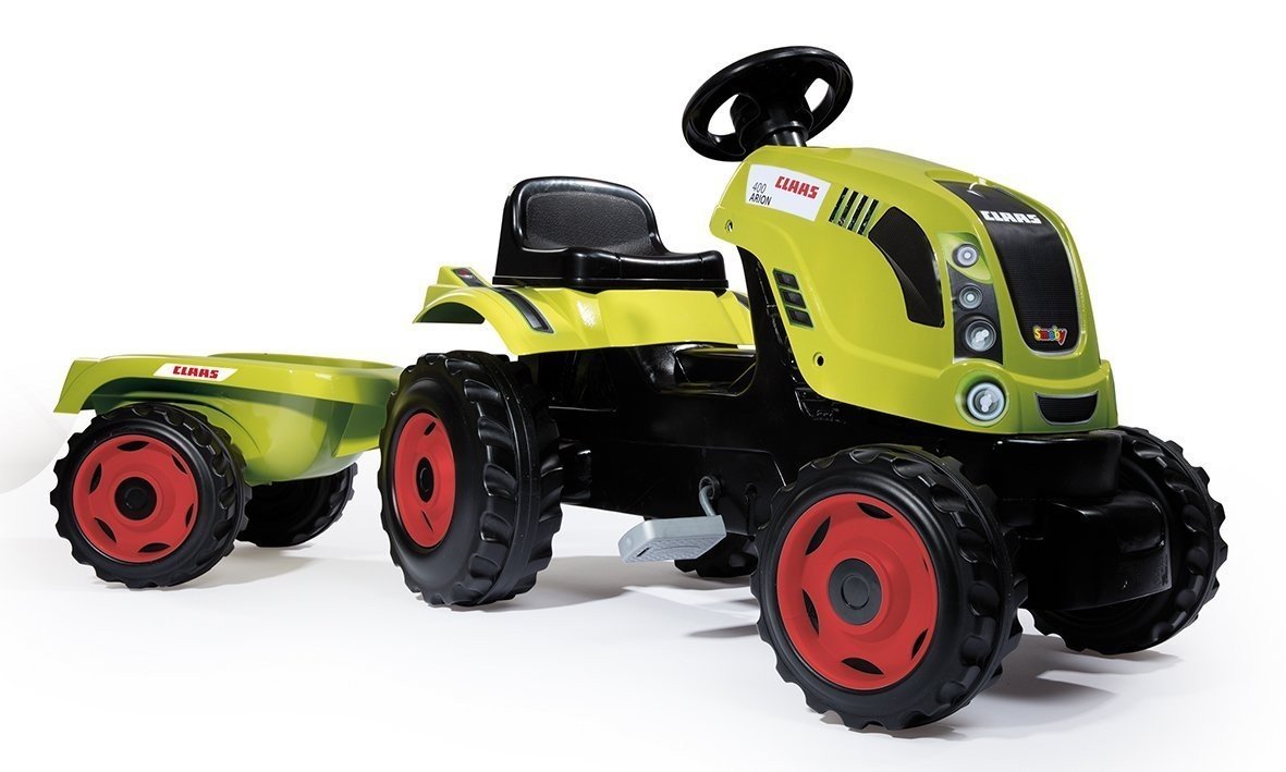 Smoby, Traktor Class XL + przyczepa